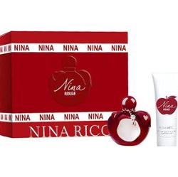 Nina ricci Zestaw prezentowy Nina Rouge woda toaletowa 50 ml i balsam do ciała 75 ml - 50 ml