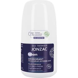 Woda termalna Jonzac Dezodorant o wysokiej tolerancji dla mężczyzn Roll-On Bio 50ml