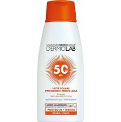 Dermolab Mleczko do opalania do twarzy i ciała Spf50 200ml