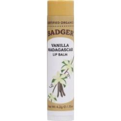 badger balm Balsam do ust w sztyfcie, Wanilia Madagaskar (4,20 g)
