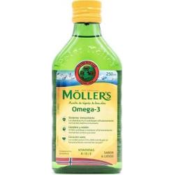 Moller's Moller's Olej z dorsza o smaku cytrynowym 250ml