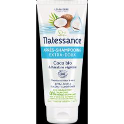 Natessance Organiczny szampon po szamponie Extra Sweet Coconut i organiczna keratyna roślinna 200ml