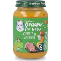 Gerber Organiczne warzywa Cielęcina 190g