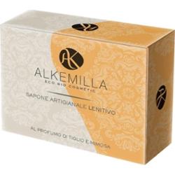 Alkemilla eco bio cosmetic Mydło kojące o zapachu limonki i mimozy 100 g