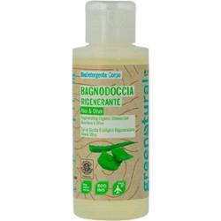 Greenatural Żel pod prysznic Aloes i Oliwka 100 ml
