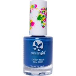 Dziewczyna w płaszczu przeciwsłonecznym Suncoat Lakier do paznokci dla dziewczynek, Mermaid Blue (wegański) (9 ml)