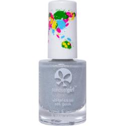 Dziewczyna w płaszczu przeciwsłonecznym Suncoat Lakier do paznokci dla dziewczynek, Starlight Silver (wegański) (9 ml)