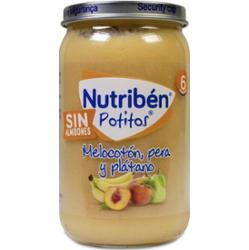 Brzoskwinia, gruszka i banan w słoiku Nutribén 235 g
