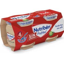 Nutribén Warzywa w Słoiku z Kurczakiem (2 Opakowania po 120 g)