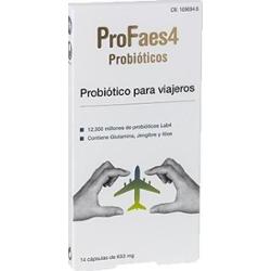 Profaes4 Probiotyk dla podróżników 14 kapsułek po 633 mg
