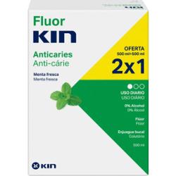 Kin Fluorkin płyn do płukania jamy ustnej 2x500ml