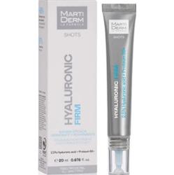 MartiDerm Shots Hyaluronic Firm serum intensywne nawilżające z kwasem hialuronowym 20 ml