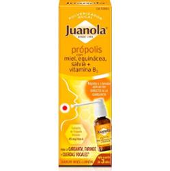 Juanola Propolis z miodem, echinaceą, szałwią + witamina B3 spray doustny 30ml