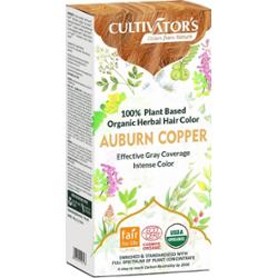 Cultivator's Farba do włosów ziołowa miedziano-brązowa 100g