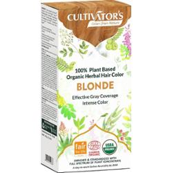 Cultivator's Organiczna ziołowa farba do włosów blond 100g