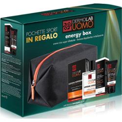 Dermolab Energy Box, Mężczyzna, Skóra uniwersalna, Energizujący, Krem (kolor), 3 szt. 1 jednostka