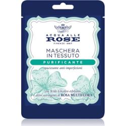 Acqua Alle Rose Oczyszczająca maska materiałowa do skóry problematycznej 1 szt