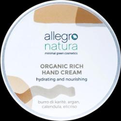 Allegro natura Bogaty krem do rąk z masłem arganowym i shea, 50 ml