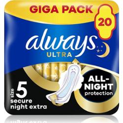 Always Ultra Secure Night Extra podpaski 20 szt.
