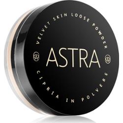 Makijaż Astry Velvet Rozświetlający skórę sypki puder nadający jedwabisty efekt kolorowi skóry 02 Porcelain 11 g