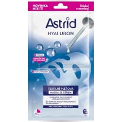 Maska do twarzy Astrid Textile z serum do każdego rodzaju skóry Hyaluron 1 szt.