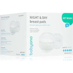 BabyOno Get Ready Day & Night Jednorazowe wkładki do biustonosza 40 szt.