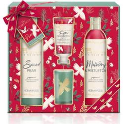 Baylis & Harding The Fuzzy Duck Winter Wonderland Zestaw prezentowy na Boże Narodzenie 250 ml żel pod prysznic + 250 ml krem pod prysznic + 30 ml krem