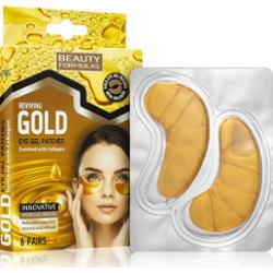 Beauty Formulas Gold hydrożelowa maska wokół oczu z kolagenem 6 szt.