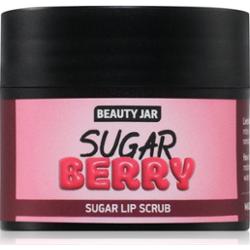 Beauty Jar Jagodowy Cukrowy Peeling Do Ust Z Masłem Kakaowym i Witaminą E 15 Ml