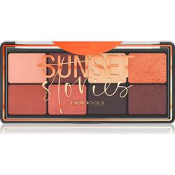 Bellaoggi Sunset Stories Paleta cieni do powiek 8 kolorów Deep Nude 9,5 g