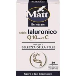 A&d spa gruppo alimentare diet Matt® Benessere Kwas hialuronowy Q10 z witaminą C A&D 30 tabletek
