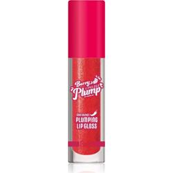 Rude Cosmetics Błyszczyk nawilżający Berry Plump Plumping Hydrating Lip Gloss w kolorze truskawkowym Kiss 4 gramy