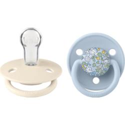 BIBS x Liberty De Lux One Size smoczek Ivory/ Baby Blue 2 szt.