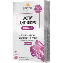 Biocyte Activ' Anti-Wrinkle - Anti-aging - Redukuje zmarszczki i odżywia skórę 30 kapsułek
