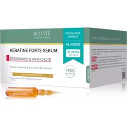 Biocyte Serum Keratin Forte - Wzrost i przeciwdziałanie wypadaniu włosów 15 fiolek Partia × 3
