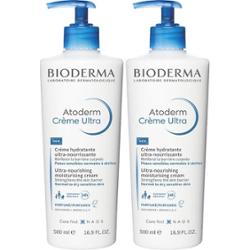 Bioderma Atoderm Crema Ultra - Ultra odżywczy krem nawilżający - Perfumowany - OPAKOWANIE 2x500 ml Opakowanie 2 szt.