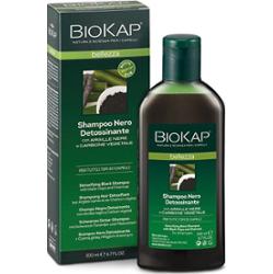 Biokap Szampon detoksykujący do włosów z czarną glinką i węglem aktywnym 200 ml