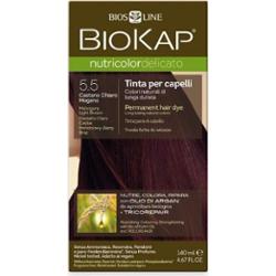 Biokap NUTRICOLOR DELICATO - Farba do włosów - 5.50 Brąz - jasny mahoń 140 ml