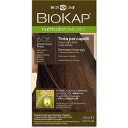 Biokap NUTRICOLOR DELICATO - Farba do włosów - 6.06 Ciemny Blond Hawana 140 ml