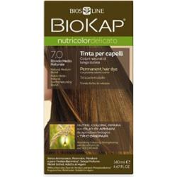 Biokap NUTRICOLOR DELICATO - Farba do włosów - 7.0 Blond naturale średni 140 ml