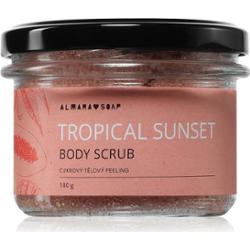 Almara Soap Body Scrub peeling cukrowy do ciała na cellulit z zapachem Tropical Sunset 180 g