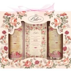 Bohemia Gifts & Cosmetics Zestaw Rosarium damski II. żel pod prysznic 100 ml + szampon do każdego rodzaju włosów 100 ml + mydło ręcznie robione z glic
