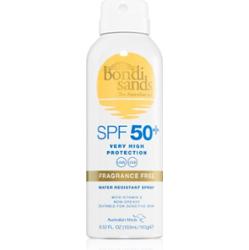 Bondi Sands Spf 50+ Bezzapachowy spray ochronny do opalania Spf 50+ 160 G