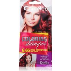 Delia Cosmetics Cameleo Coloring Shampoo szampon tonujący do włosów odcień 6.65 Juicy Pomegranate 40 ml