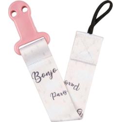 Canpol babies Taśma do smoczka Bonjour Paris Pink 1 szt