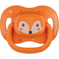 Canpol babies Smoczek Cute Animals 0-6m pomarańczowy 1 szt