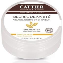Cattier Masło Shea Organiczne perfumy miodowe do twarzy, ciała i włosów 100g