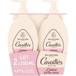Cavaillès L'Intimo Bardzo miękki zabieg oczyszczający bieliznę - OPAKOWANIE 2x250ml