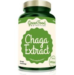 GreenFood Nutrition Kapsułki z ekstraktem z chagi wyprodukowane z rzadkich grzybów 90 kapsułek