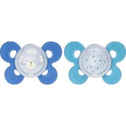 Chicco Physio Comfort Night 16-36 m smoczek Cat/Stars 2 szt.